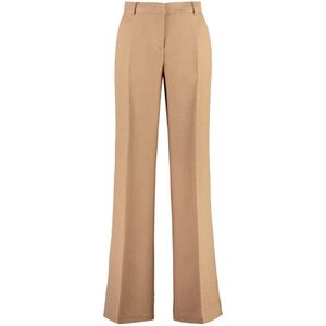 Etro, Dames, Broeken, Beige, Maat: S Wol,