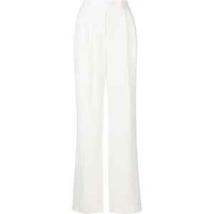 Tom Ford, Dames, Broeken, Wit, Maat: 3XS Zijde,
