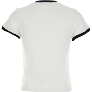 Alexander McQueen, Dames, Tops, Wit, Maat: XS Katoen,