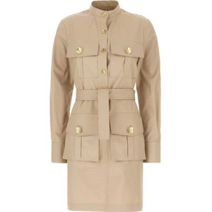Givenchy, Dames, Jurken, Beige, Maat: XS Katoen,