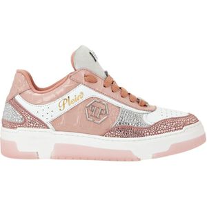 Philipp Plein, unisex, Schoenen, Roze, Maat: 35 EU Leer,