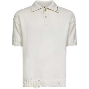 Marni, Heren, Tops, Wit, Maat: S Katoen,