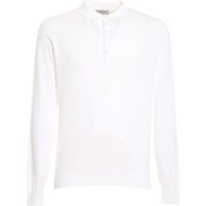 John Smedley, Heren, Tops, Wit, Maat: L Katoen,
