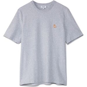 Maison Kitsuné, Heren, Tops, Grijs, Maat: L Katoen,