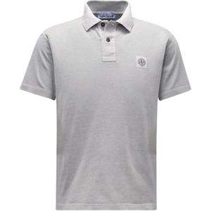 Stone Island, Heren, Tops, Grijs, Maat: XL Katoen,