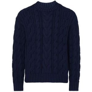 Vilebrequin, Heren, Truien, Blauw, Maat: M Katoen,