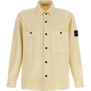 Stone Island - Licht Jack - Wit - Heren - Katoen