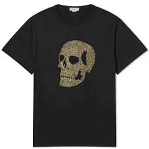 Alexander McQueen, Heren, Tops, Zwart, Maat: S Katoen,