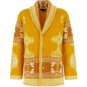 Alanui, Heren, Truien, Geel, Maat: XS Kasjmier,