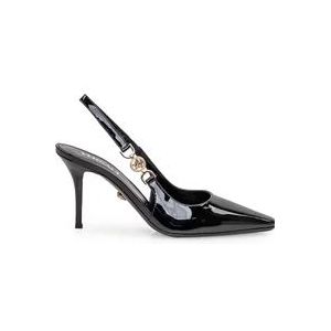 Versace Slingback Hakken , Black , Dames , Maat: 40 EU