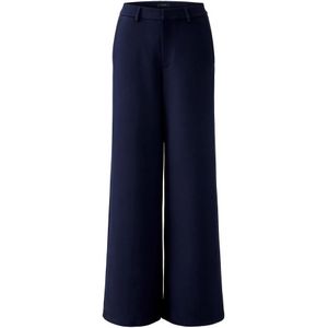 Oui, Dames, Broeken, Blauw, Maat: XS Viscose,