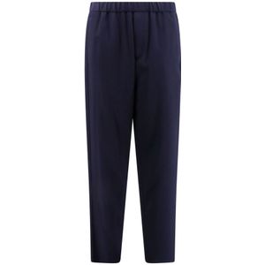 Giorgio Armani, Heren, Broeken, Blauw, Maat: XL Polyamide,