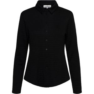 &Co Woman, Dames, Blouses & Shirts, Zwart, Maat: XL Viscose,