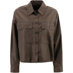 Weekend Max Mara, Dames, Jassen, Bruin, Maat: S