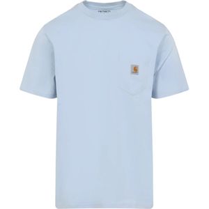 Carhartt Wip, Heren, Tops, Blauw, Maat: XL