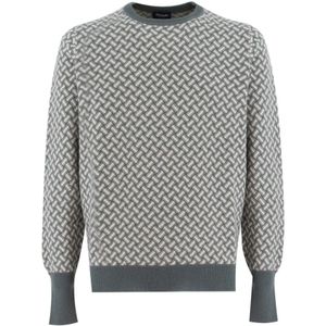 Drumohr, Heren, Truien, Grijs, Maat: XL Kasjmier,