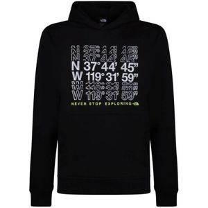 The North Face, Heren, Sweatshirts & Hoodies, Zwart, Maat: XS Katoen,