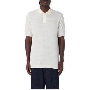 Roberto Collina, Heren, Tops, Wit, Maat: XL