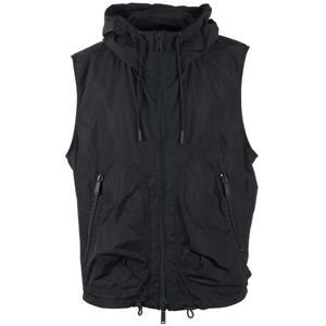 Dsquared2, Heren, Jassen, Zwart, Maat: 2XL Poliester,