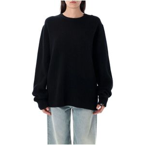 Extreme Cashmere, Dames, Truien, Zwart, Maat: ONE Size Kasjmier,
