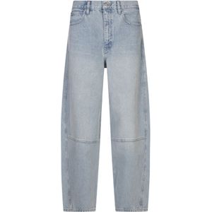 Frame, Dames, Jeans, Blauw, Maat: W27 Katoen,