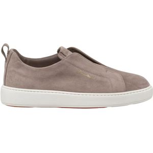 Santoni, Heren, Schoenen, Beige, Maat: 40 1/2 EU Suède,