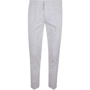Fay, Heren, Broeken, Grijs, Maat: W35 Katoen,