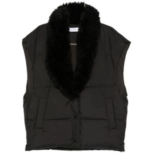 Iro, Dames, Jassen, Zwart, Maat: S Poliester,