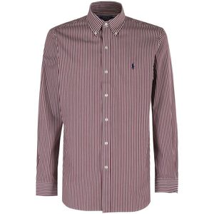 Polo Ralph Lauren, Heren, Overhemden, Rood, Maat: 2XL