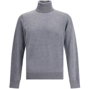 Dsquared2, Heren, Truien, Grijs, Maat: L Wol,