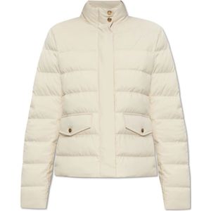 Moncler, Dames, Jassen, Beige, Maat: S
