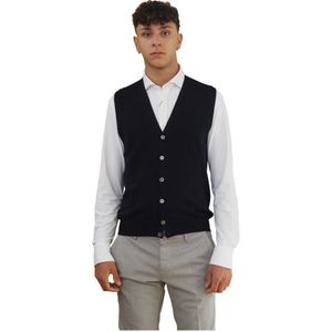 Barba, Heren, Truien, Blauw, Maat: 2XL Wol,