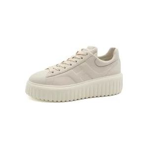 Hogan Dames H-Stripes Ss24 Schoenen , Beige , Dames , Maat: 39 EU