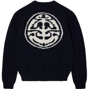 Edwin, Heren, Truien, Blauw, Maat: L Wol,