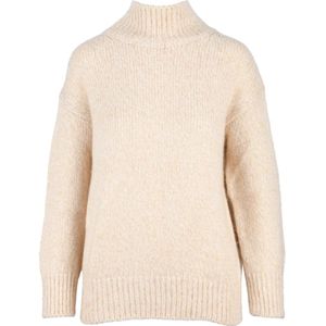 Eleventy, Dames, Truien, Beige, Maat: M Zijde,