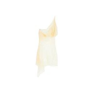 Dsquared2 Maxi Jurken , White , Dames , Maat: S