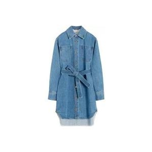 Lanvin Catwoman Denim Jack , Blue , Dames , Maat: S