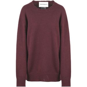 Amaránto, Dames, Truien, Rood, Maat: S Wol,