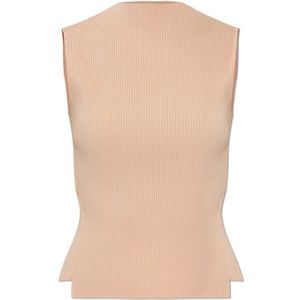 Victoria Beckham, Dames, Tops, Oranje, Maat: L Viscose,