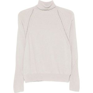 D.Exterior, Dames, Truien, Beige, Maat: M Wol,