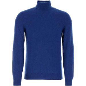 Fedeli, Heren, Truien, Blauw, Maat: S Kasjmier,