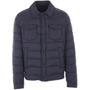 Herno, Heren, Jassen, Blauw, Maat: L Nylon,