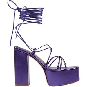 Paris Texas, Dames, Schoenen, Paars, Maat: 40 EU Leer,