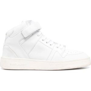 Saint Laurent - LAX Sneakers - Wit - Leer - Klittenbandsluiting