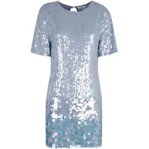 P.a.r.o.s.h., Dames, Jurken, Blauw, Maat: M Polyamide,