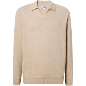 MC2 Saint Barth, Heren, Truien, Beige, Maat: S