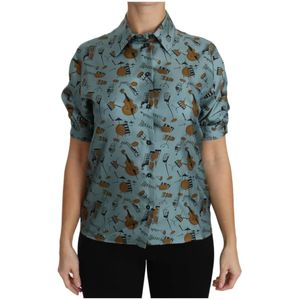 Dolce & Gabbana - Blouse - Veelkleurig - 100% Zijde