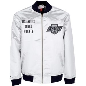 Mitchell & Ness, Heren, Jassen, Wit, Maat: L Satijn,