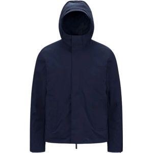 K-Way, Heren, Jassen, Blauw, Maat: XL Poliester,