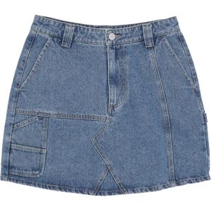 Obey, Dames, Rokken, Blauw, Maat: W29 Denim,